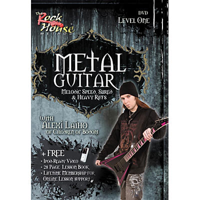 Rock House Metal Guitar, Melodic Speed, Shred & Heavy Riffs Level 1 with Alexi Laiho of Children of Bodom DVD