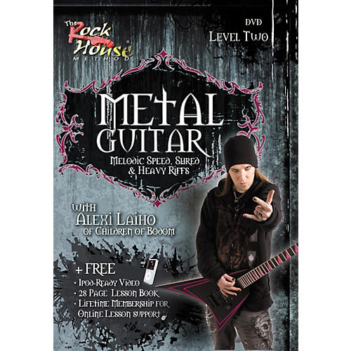 Metal Guitar Melodic Speed, Shred & Heavy Riffs Level 2 With Alexi Laiho of Children of Bodom DVD