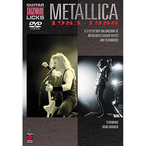 Cherry Lane Metallica - Guitar Legendary Licks 1983-1988 (DVD)