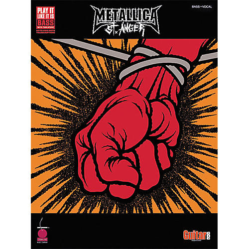 Metallica St. Anger Bass Guitar Tab Songbook