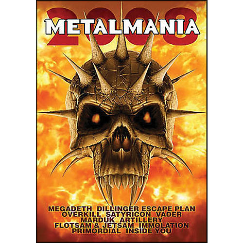 Metalmania 2008 Live Concert DVD with Megadeth Overkill Rimordial And More