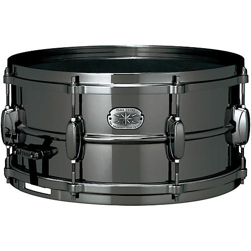 Metalworks Nickel-Plated Black Steel Snare Drum