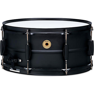 TAMA Metalworks Steel Snare Drum with Matte Black Shell Hardware