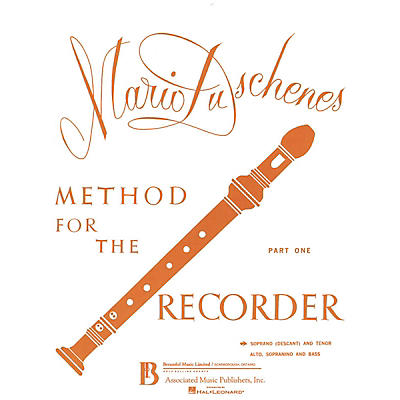 Associated Method for the Recorder - Part 1 (Recorder Method) Recorder Method Series by Mario Duschenes