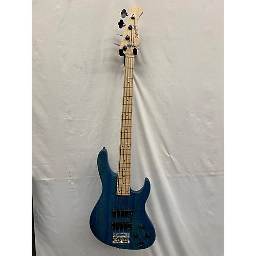 Sadowsky Guitars Metroline 24 Swamp Ash Body Electric Bass Guitar ocean blue
