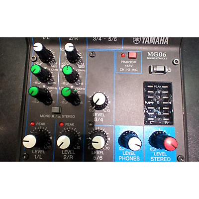 Yamaha Mg06 Unpowered Mixer