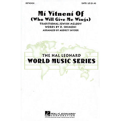 Hal Leonard Mi Yitneni Of (Who Will Give Me Wings) SAB Arranged by Audrey Snyder