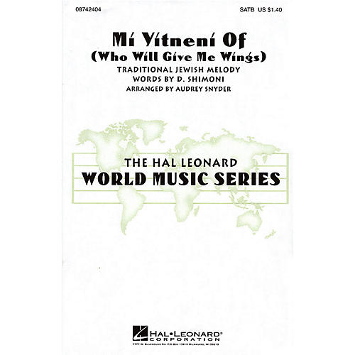 Hal Leonard Mi Yitneni Of (Who Will Give Me Wings) SATB arranged by Audrey Snyder