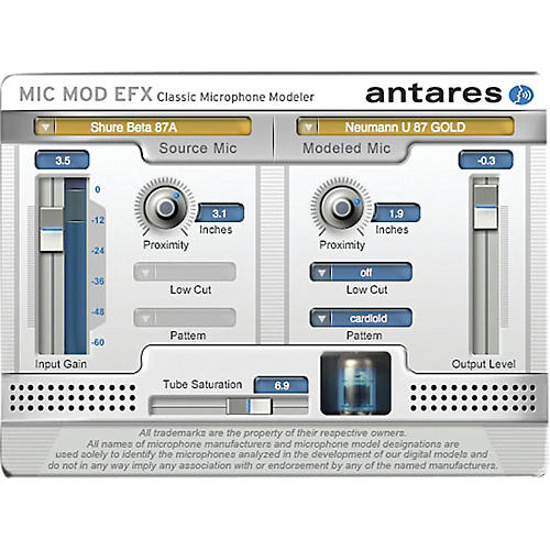 Antares Mic Mod EFX (VST/ AU/ RTAS) Software Download