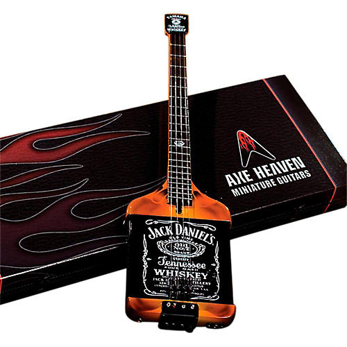 Michael Anthony Jack Daniels Bass Miniature Guitar Replica Collectible