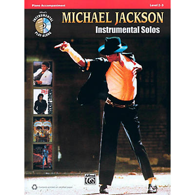 Hal Leonard Michael Jackson - Instrumental Solos Play-Along Piano Accompaniment Book/CD