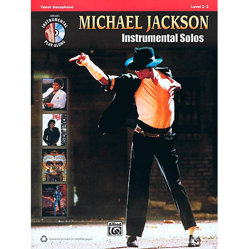 Michael Jackson - Instrumental Solos Play-Along for Tenor Sax Book/CD