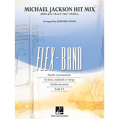 Hal Leonard Michael Jackson Hit Mix Concert Band Level 2-3 by Michael Jackson Arranged by Johnnie Vinson