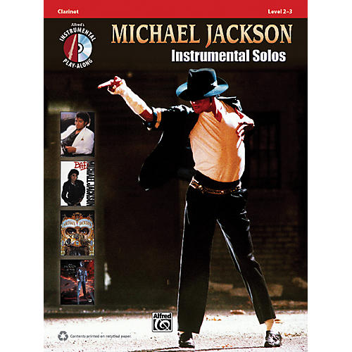 Michael Jackson Instrumental Solos Clarinet Book & CD