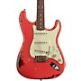Fender Custom Shop Michael Landau Signature 1963 Stratocaster Relic Electric Guitar Fiesta Red over 3-Color Sunburst R133238
