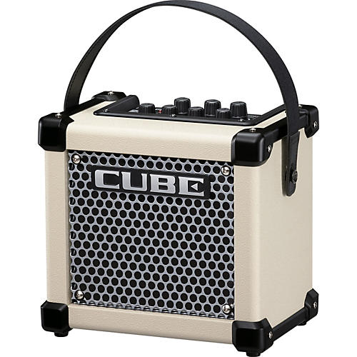 Roland Micro Cube GX 3W 1x5 Battery Powered Guitar Combo Amp White