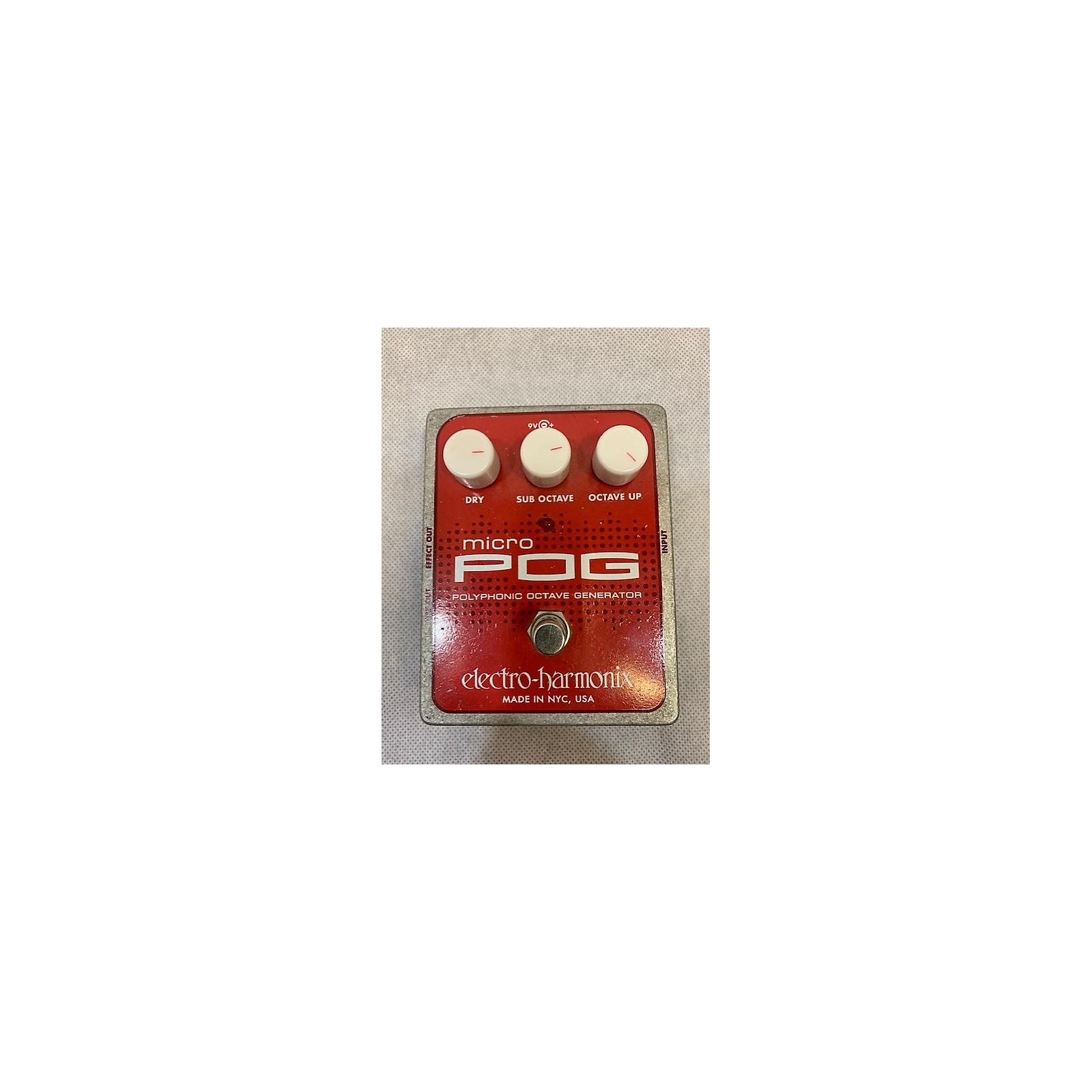 Used ElectroHarmonix Micro Pog Polyphonic Octave Generator Effect