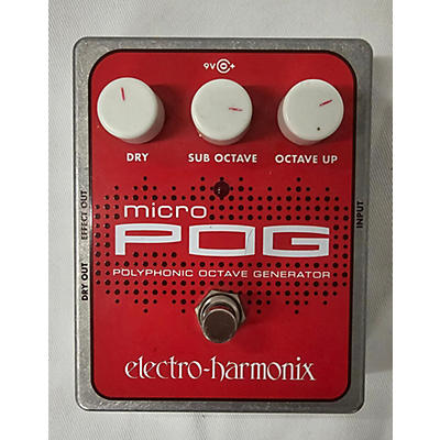 Electro-Harmonix Micro Pog Polyphonic Octave Generator Effect Pedal