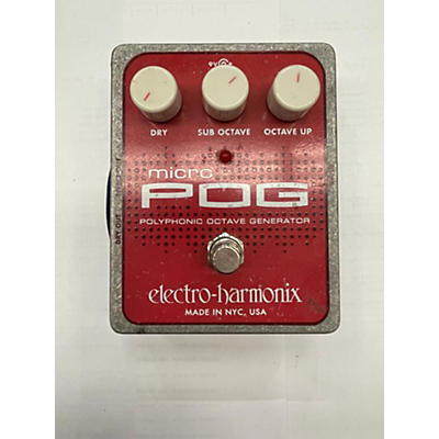 Electro-Harmonix Micro Pog Polyphonic Octave Generator Effect Pedal