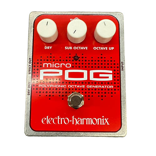 Electro-Harmonix Micro Pog Polyphonic Octave Generator Effect Pedal