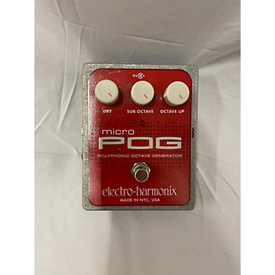 Electro-Harmonix Micro Pog Polyphonic Octave Generator Effect Pedal