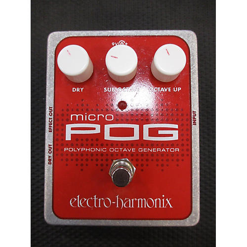 Electro-Harmonix Micro Pog Polyphonic Octave Generator Effect Pedal