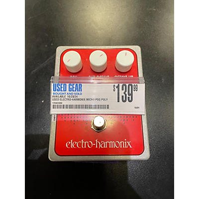 Electro-Harmonix Micro Pog Polyphonic Octave Generator Effect Pedal