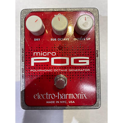 Electro-Harmonix Micro Pog Polyphonic Octave Generator Effect Pedal