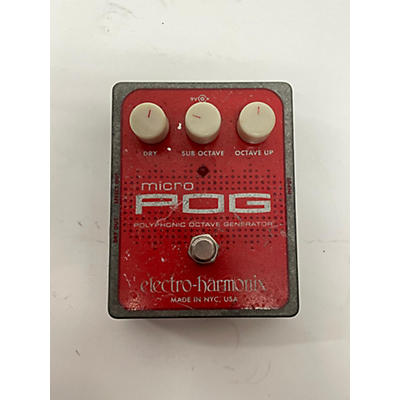 Electro-Harmonix Micro Pog Polyphonic Octave Generator Effect Pedal