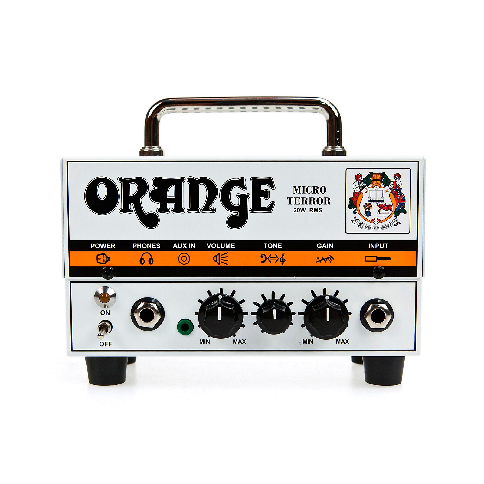 Orange Amplifiers Micro Terror MT20 20W Hybrid Guitar Amp Head ...