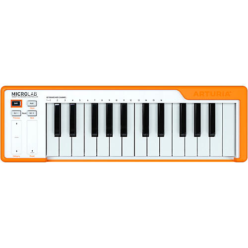 Arturia MicroLab Smart Keyboard Controller Orange 25 Key