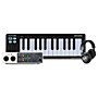 Arturia MicroLab mk3 25-key Keyboard Controller with Universal Audio Volt 2 USB Audio Interface & Warm Audio WA-CAB Studio Headphone Bundle Black