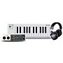 Arturia MicroLab mk3 25-key Keyboard Controller with Universal Audio Volt 2 USB Audio Interface & Warm Audio WA-CAB Studio Headphone Bundle White