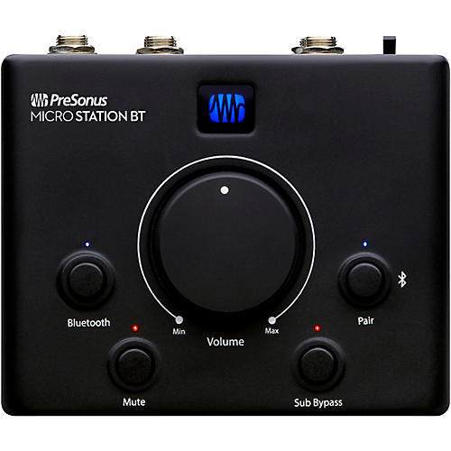 PreSonus MicroStation BT 2.1 Monitor Controller With BT Input and Dedicated Subwoofer Output Condition 1 - Mint