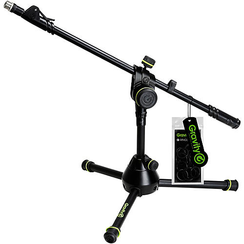 Gravity Stands Microphone Stand Short With Folding Tripod Base - Heavy Duty Condition 1 - Mint