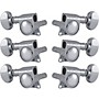 Grover Mid-Size Locking Rotomatics 406 Series Tuning Machines Chrome 3+3