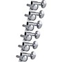 Grover Mid-Size Locking Rotomatics 406 Series Tuning Machines Chrome 6-in-line