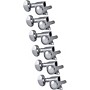 Grover Mid-Size Locking Rotomatics 406 Series Tuning Machines Chrome Reverse 6-in-line