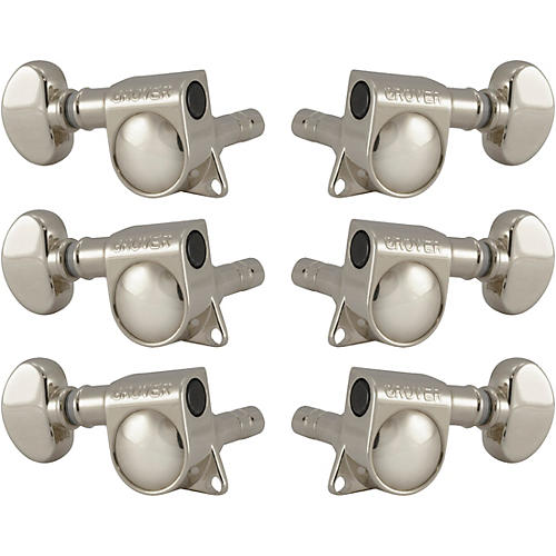 Grover Mid-Size Locking Rotomatics 406 Series Tuning Machines Nickel 3+3