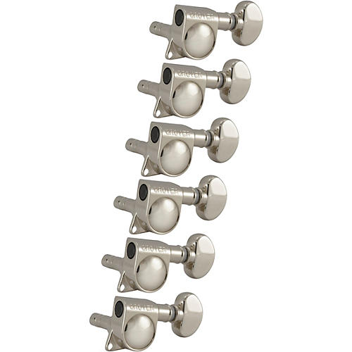 Grover Mid-Size Locking Rotomatics 406 Series Tuning Machines Nickel 6-in-line