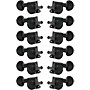 Grover Mid-Size Rotomatics 205-18 Series Tuning Machines Black Chrome 6+6