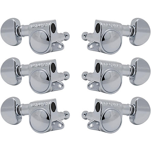 Grover Mid-Size Rotomatics 205-18 Series Tuning Machines Chrome 3+3