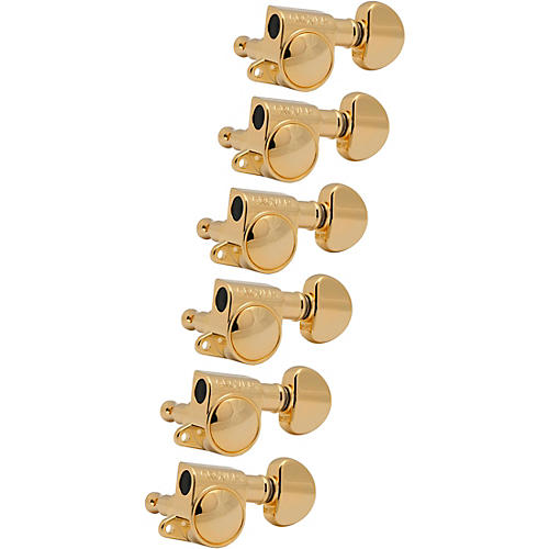 Grover Mid-Size Rotomatics 205-18 Series Tuning Machines Gold 6-in-line