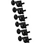 Grover Mid-Size Rotomatics 305 Series Tuning Machines Black Chrome Reverse 6-in-line