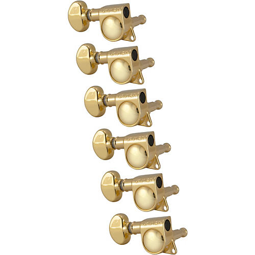 Grover Mid-Size Rotomatics 305 Series Tuning Machines Gold Reverse 6-in-line