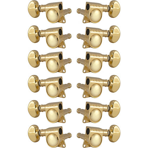 Grover Mid-Size Rotomatics 305 Series Tuning Machines Condition 1 - Mint Gold 6+6