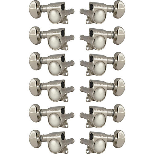 Grover Mid-Size Rotomatics 305 Series Tuning Machines Nickel 6+6