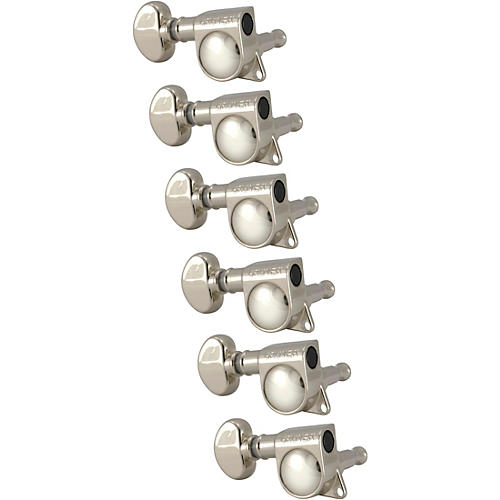 Grover Mid-Size Rotomatics 305 Series Tuning Machines Nickel Reverse 6-in-line