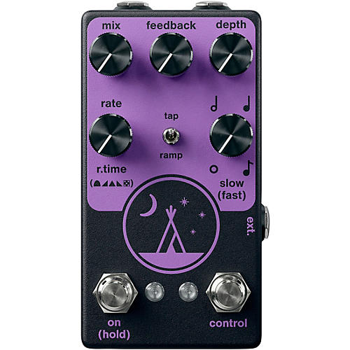 NativeAudio Midnight Tap/Ramp Phaser Effects Pedal Black and Purple