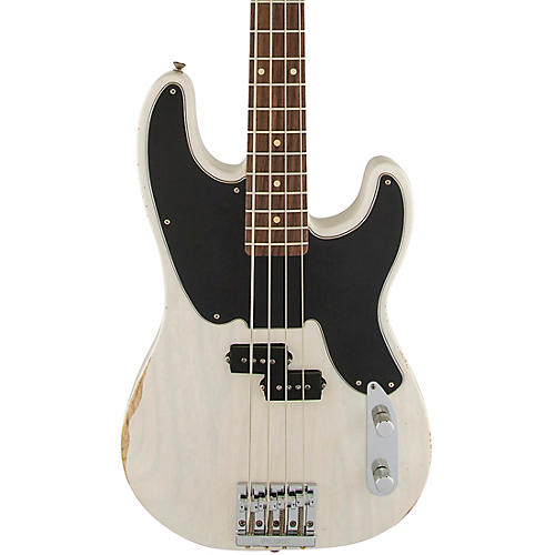 Fender Mike Dirnt Roadworn Precision Bass White Blonde Rosewood Fingerboard